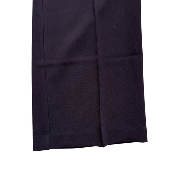 Ann Taylor Women's Curvy Fit Purple Dress Pleated Pants Size 16 Workwear Flare - Picture 3 of 9